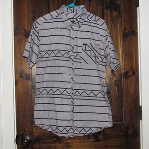 Zoo York Button Up Short Sleeve Shirt Mens XL